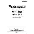SCHNEIDER SPF102 Instrukcja Serwisowa