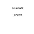 SCHNEIDER MP2000 Instrukcja Serwisowa